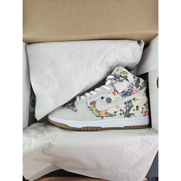 NEW Nike x Supreme SB Dunk High OG QS RAMMELLZEE Men\'s 7 Women\'s 8.5 FD8779-100
